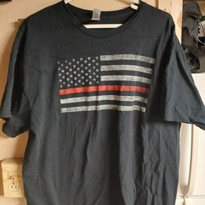 Gildan Black Heavy Cotton T-Shirt